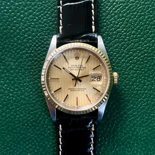 Rolex Datejust Tapestry dial “American Psycho”