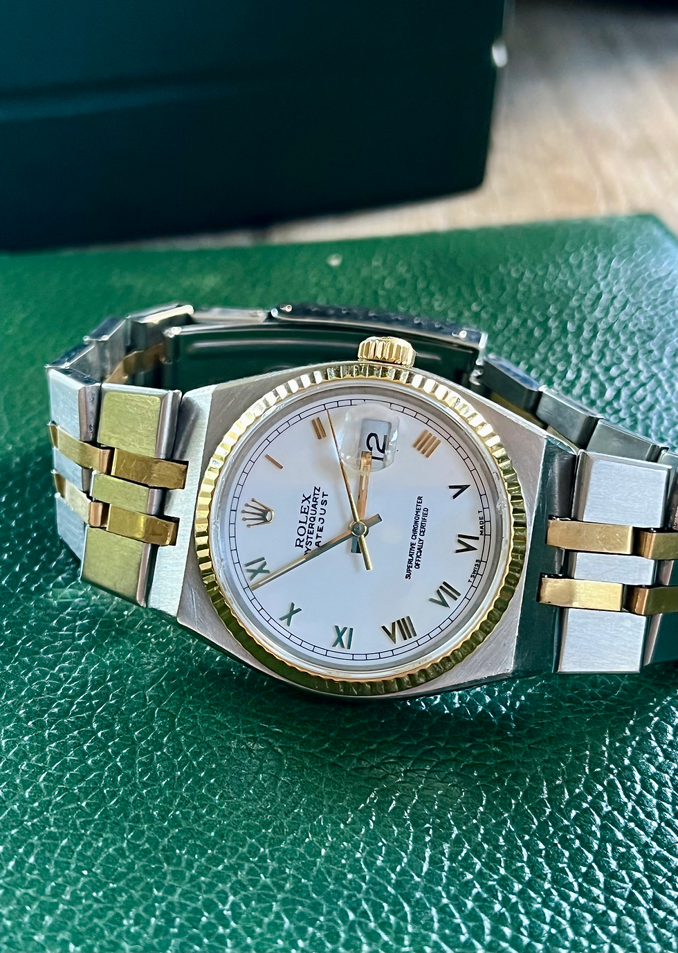Thumbnail: Rolex Oysterquartz Datejust Roman dial 