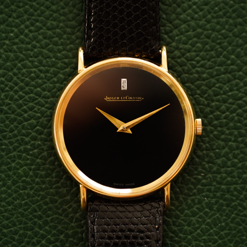 Jaeger‑LeCoultre Onyx “Mystery dial” 18K