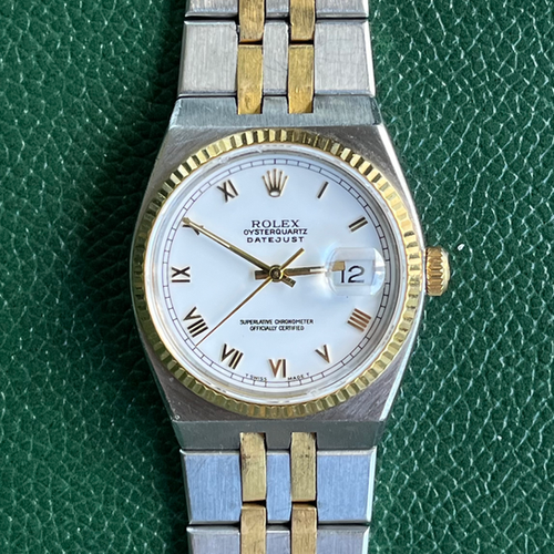 Rolex Oysterquartz Datejust Roman dial