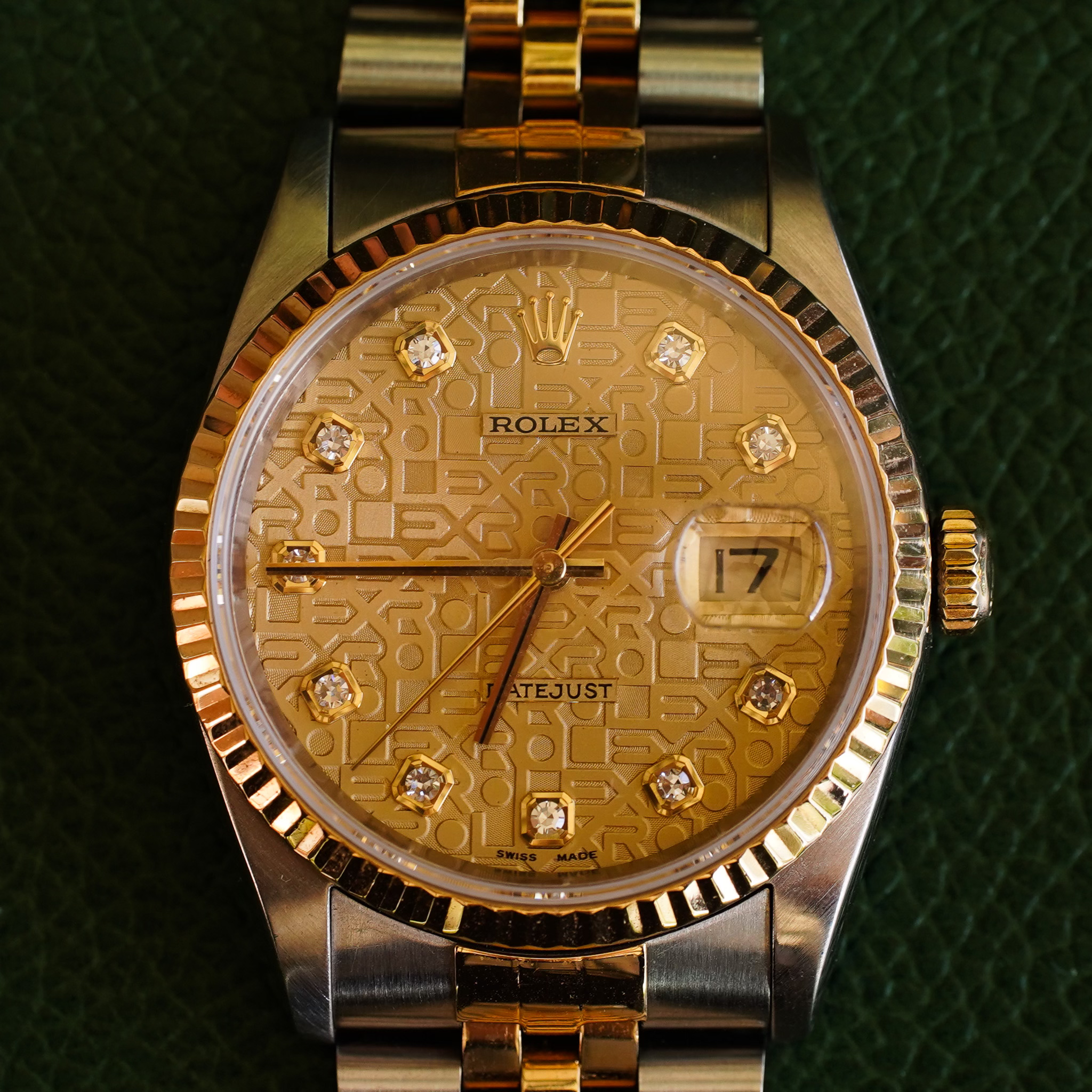 Rolex Datejust  “anniversary dial”