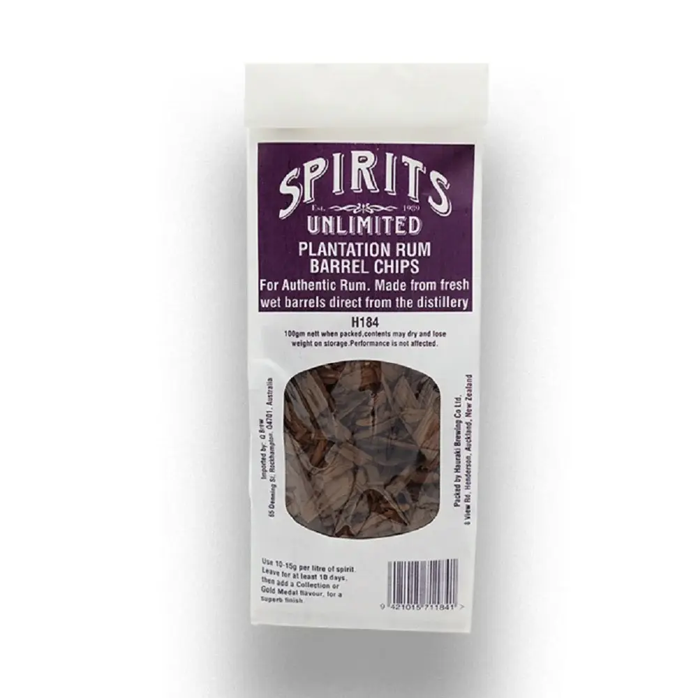 Spirits Unlimited Plantation Rum Chips - 100g