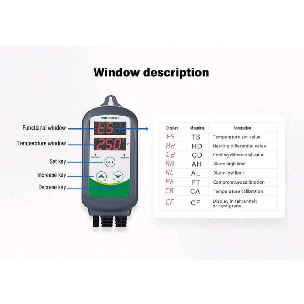 Thumbnail: Wifi Enabled Inkbird Temperature Controller - ITC-308-WIFI