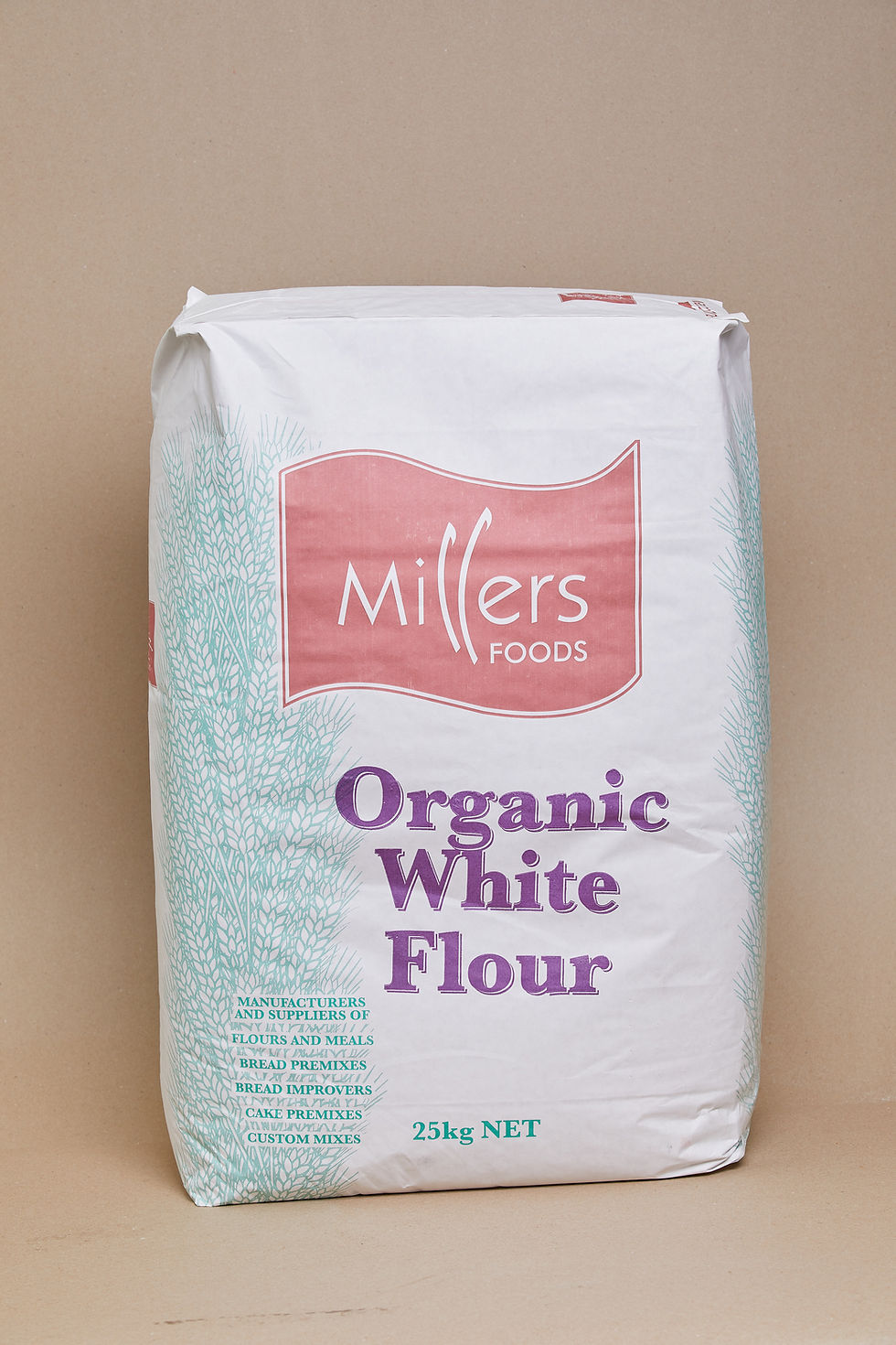 25kg Millers Organic White Flour