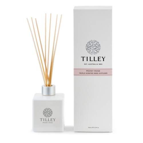 Tilley Peony Rose Reed Diffuser | Big Bubble