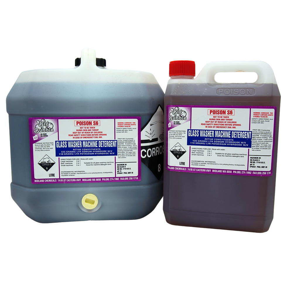 Glass Washer Machine Detergent