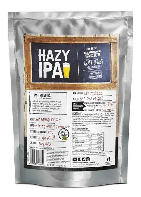 Mangrove Jacks Hazy IPA - Limited Edition