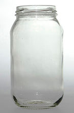 500ml Flint Glass Round Food Jar