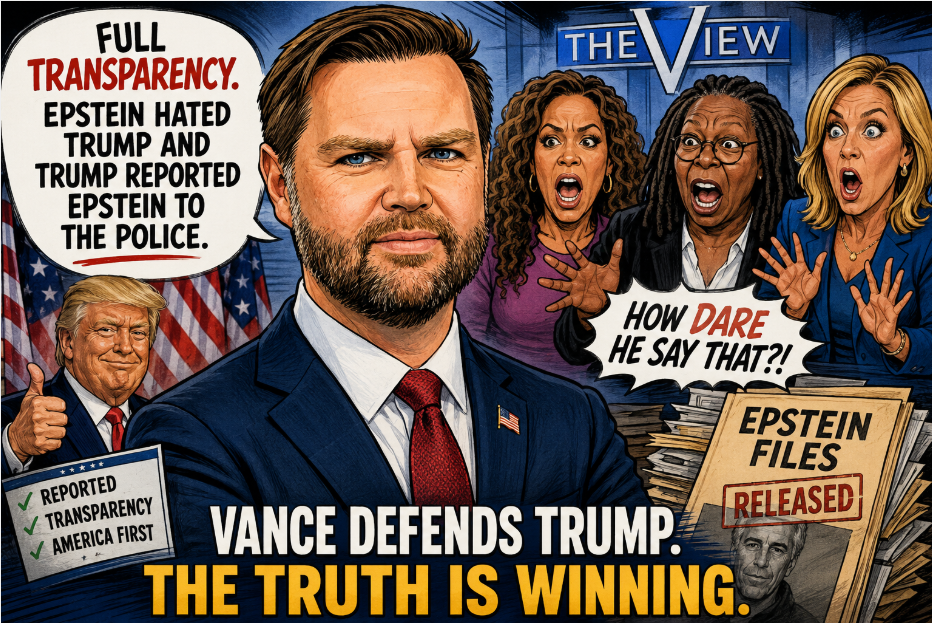 VANCE GOES TO WAR ON 'THE VIEW': VP DEFENDS TRUMP, EXPOSES MEDIA'S EPSTEIN NARRATIVE
