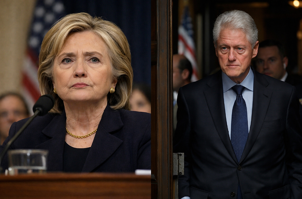 CLINTONS IN THE HOT SEAT: Hillary and Bill Forced Under Oath in Epstein Probe — A Reckoning Years Overdue