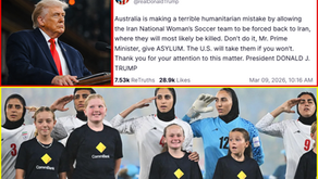 Trump Urges Asylum for Iranian Women Soccer Players