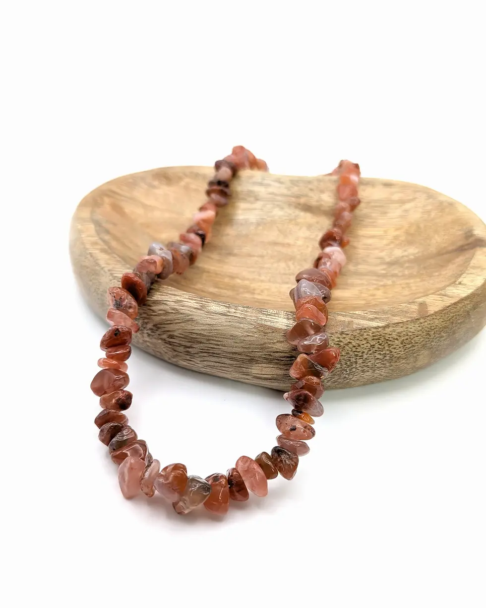 naszyjnik z karneolem