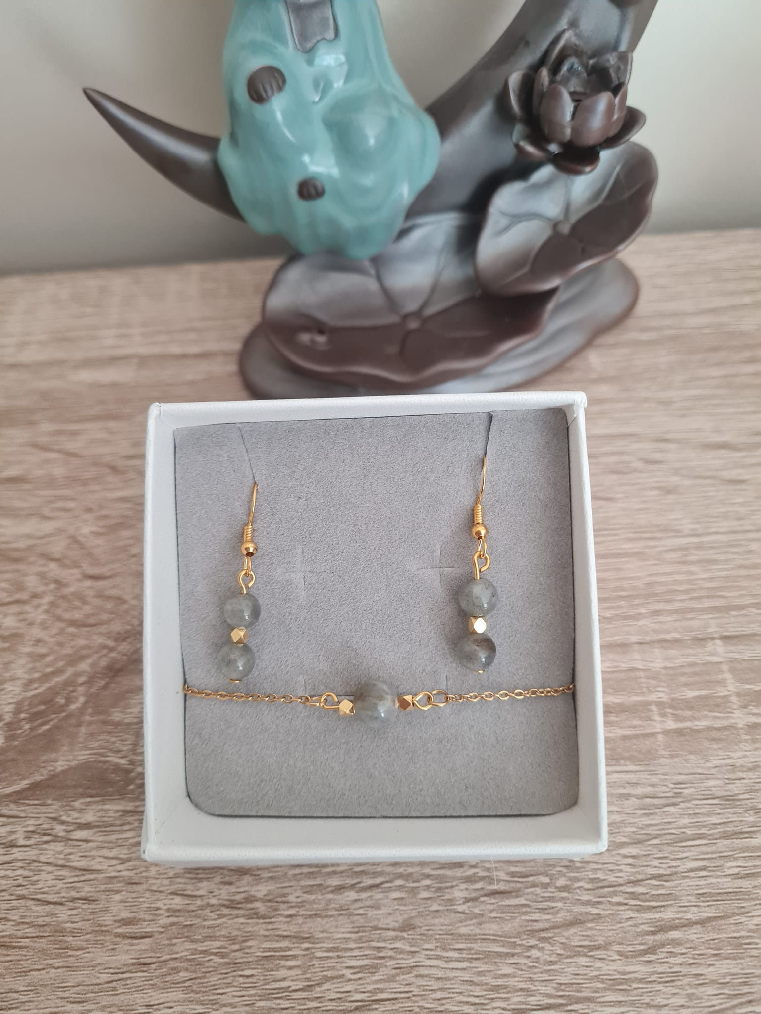 Parure en Labradorite