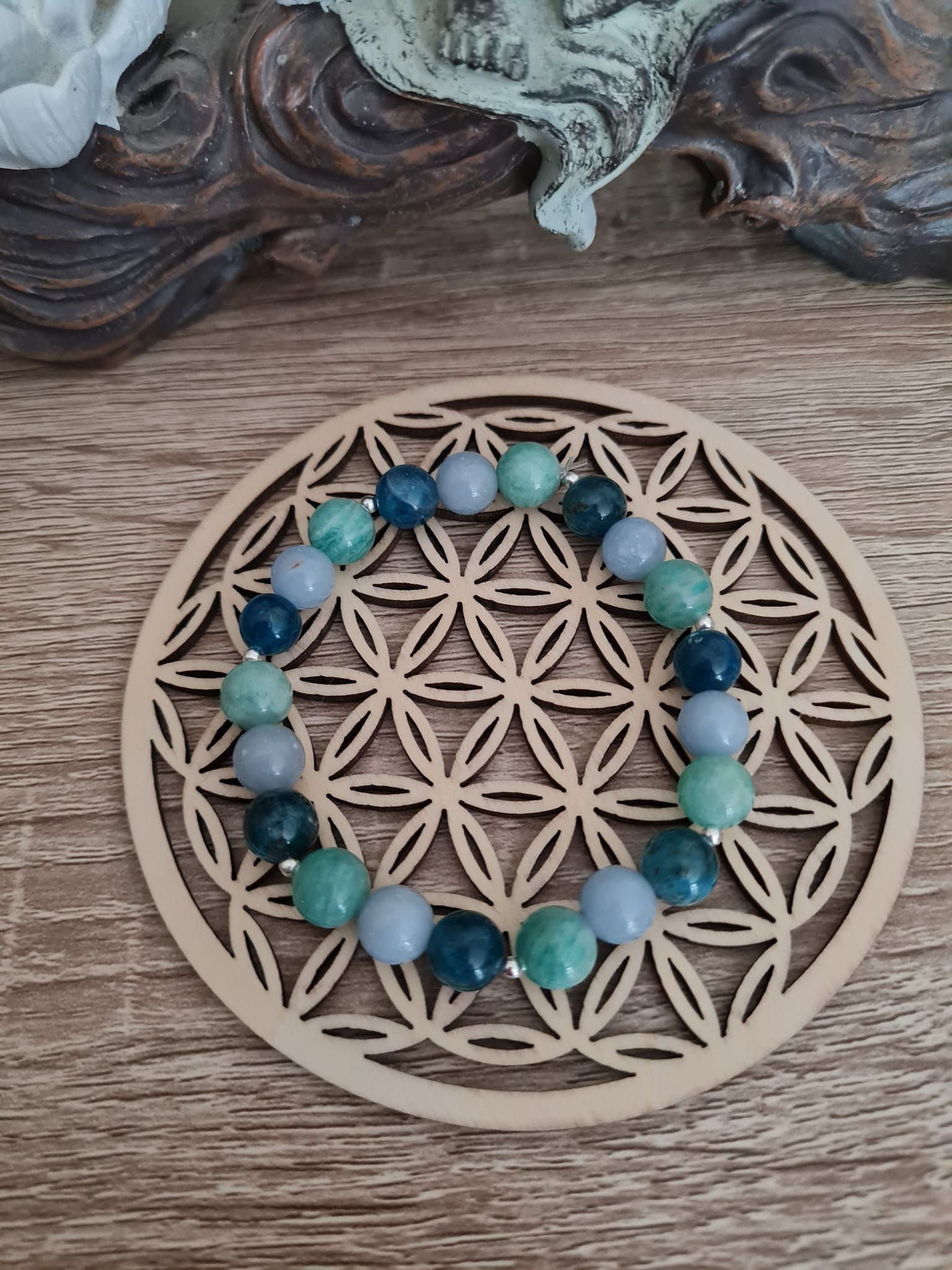 Bracelet "Chakra de la gorge"