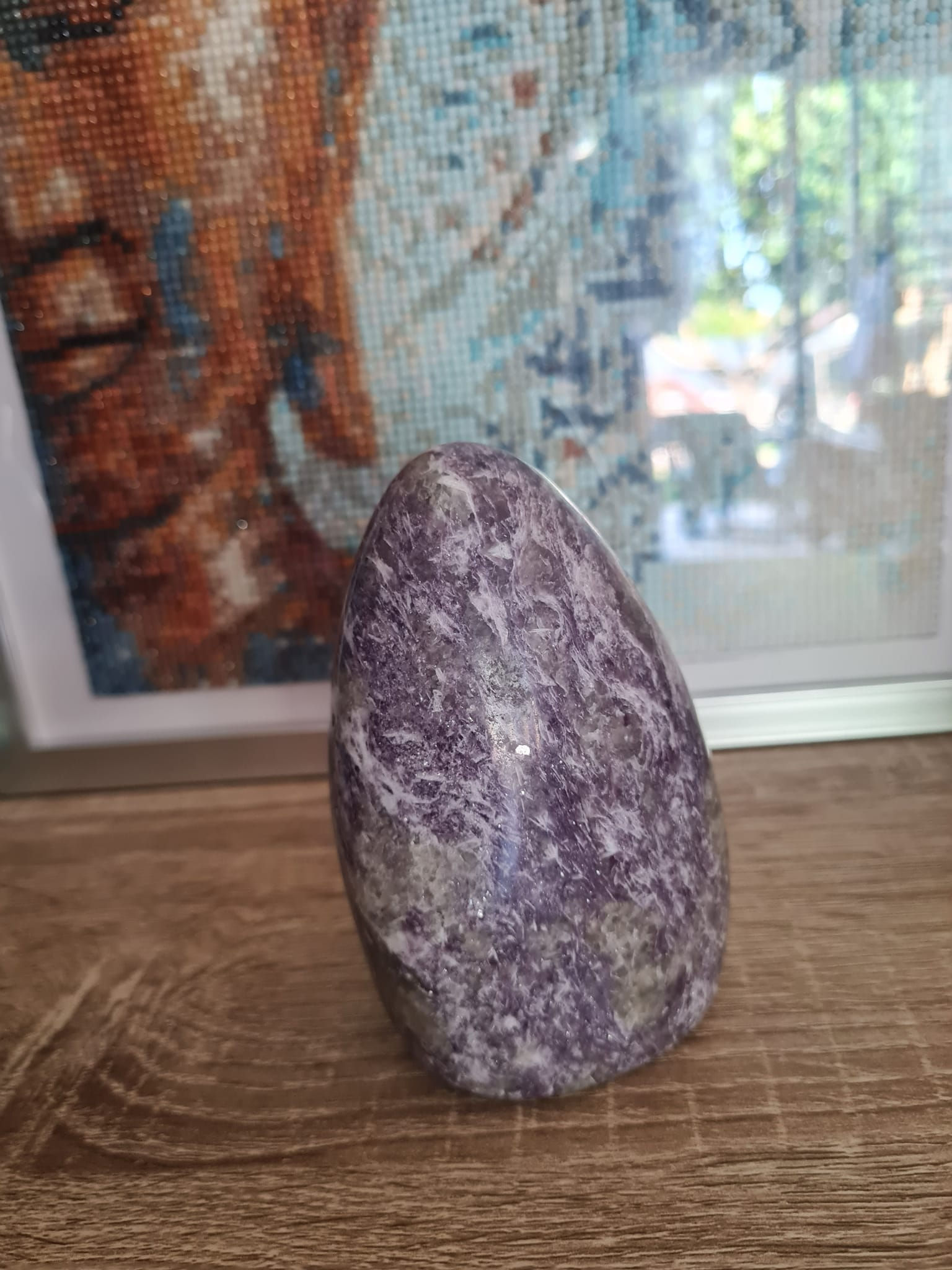 Forme libre en Lépidolite