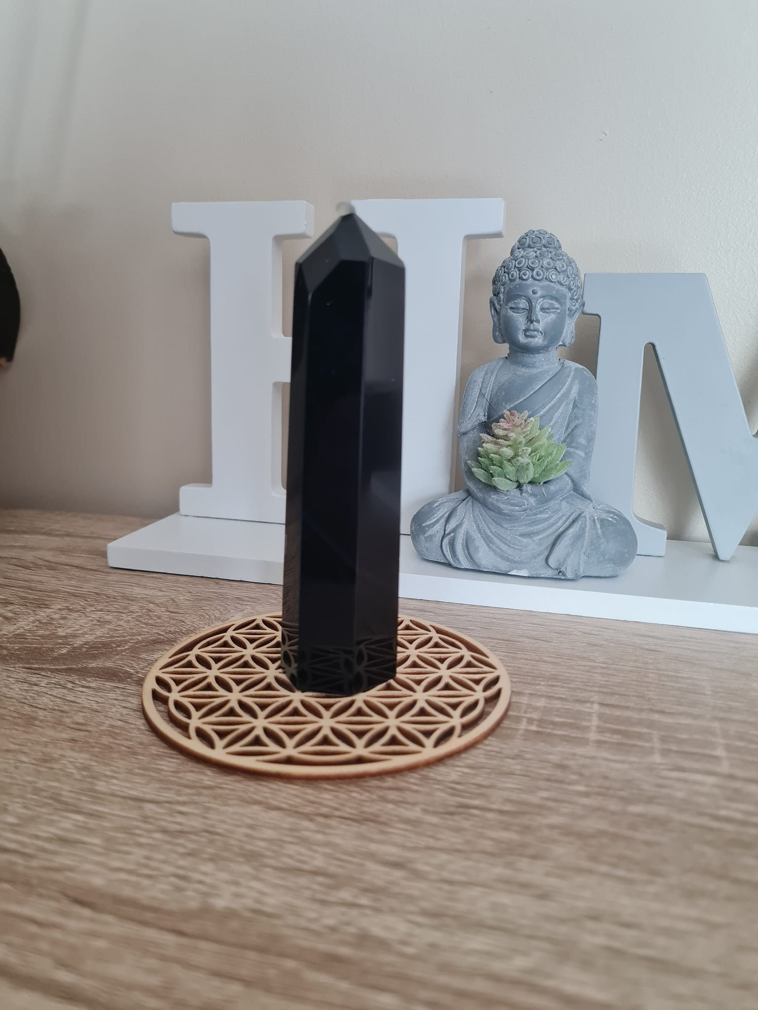 Pointe en Obsidienne noire