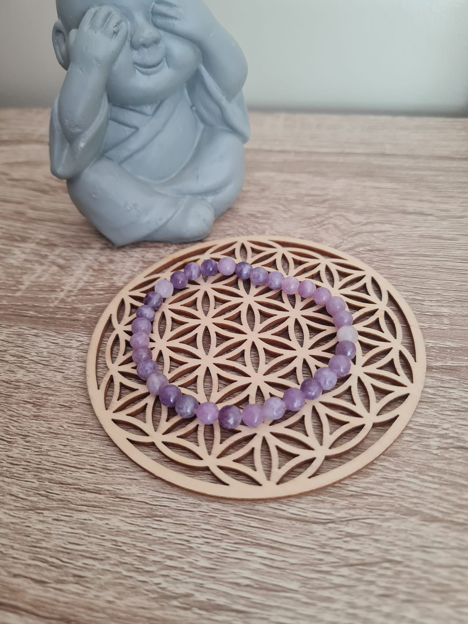 Bracelet en Lépidolite