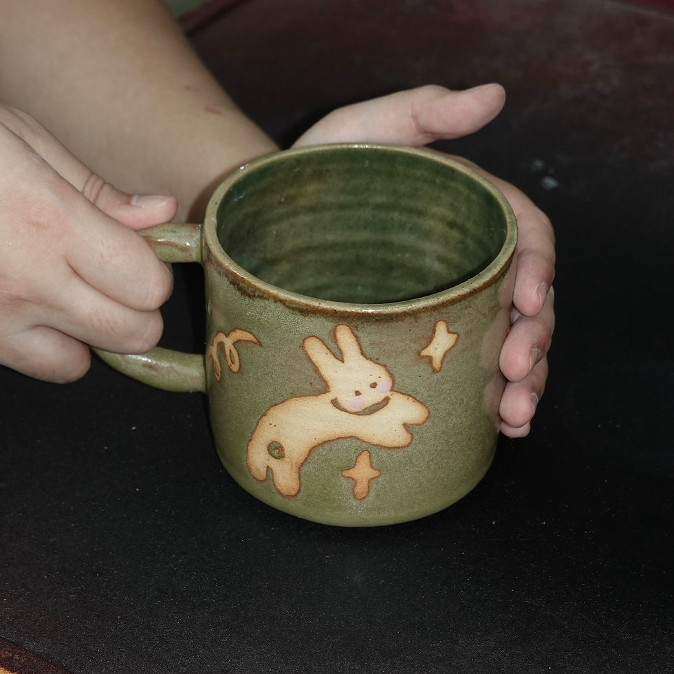 Moss wide cup - Rabbit