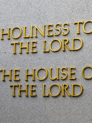 Holiness unto the Lord