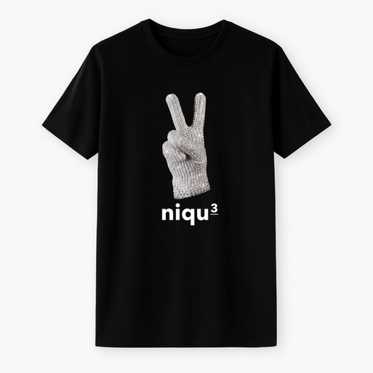 Peace & Love Black T-Shirt