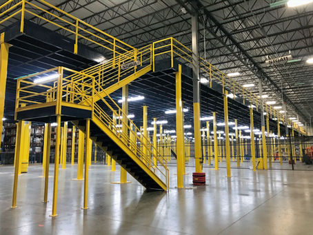 Industrial Mezzanines for e-commerce fulfillment operations