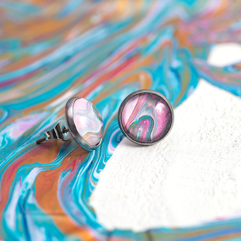 Thumbnail: 10mm Stud Earrings