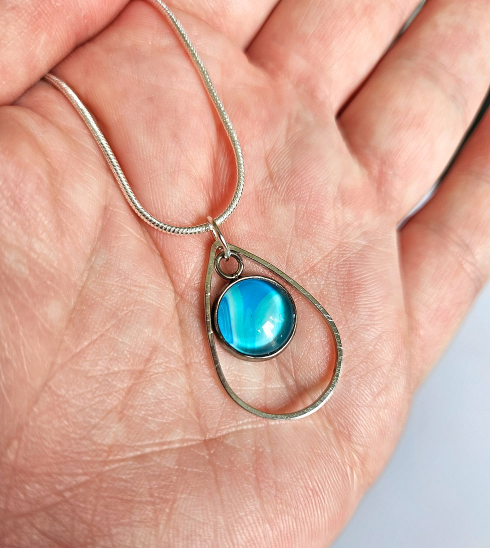 Thumbnail: Teardrop Pendant Necklace