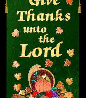 Thanksgiving is a crucial aspect of Prayer