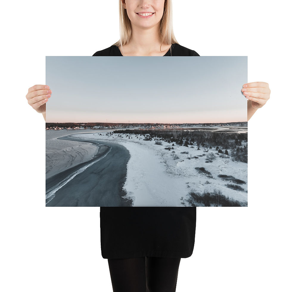 Thumbnail: Snow Coated Wingaersheek Beach