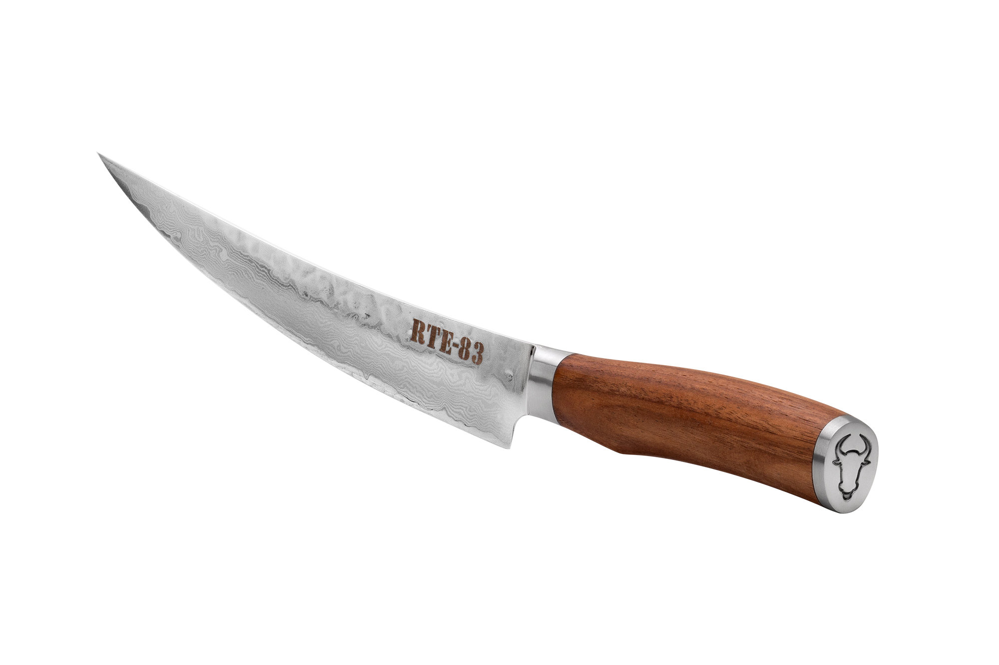 Route83 Knives Signature Boning Trimming Knife Set of 2 Walnut Wood