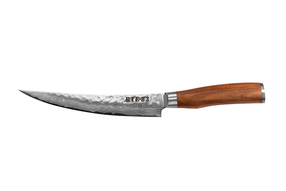 Thumbnail: Route83 Knives Signature Boning Trimming Knife Set of 2 - Walnut Wood Hand