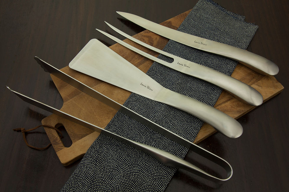 Thumbnail: Louis Thiers Organique BBQ Set Matte Finish