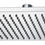 Thumbnail: Monsoon Showers Large Square Shower Head - 200 mm