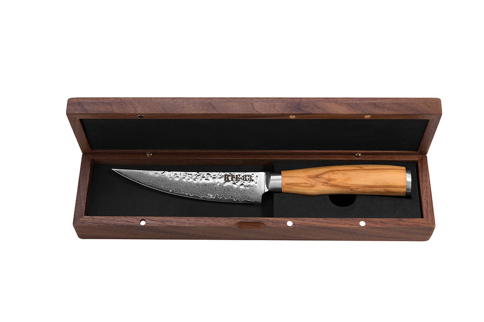 Thumbnail: Route83 Knives Signature Boning Trimming Knife - Olive Wood Handle