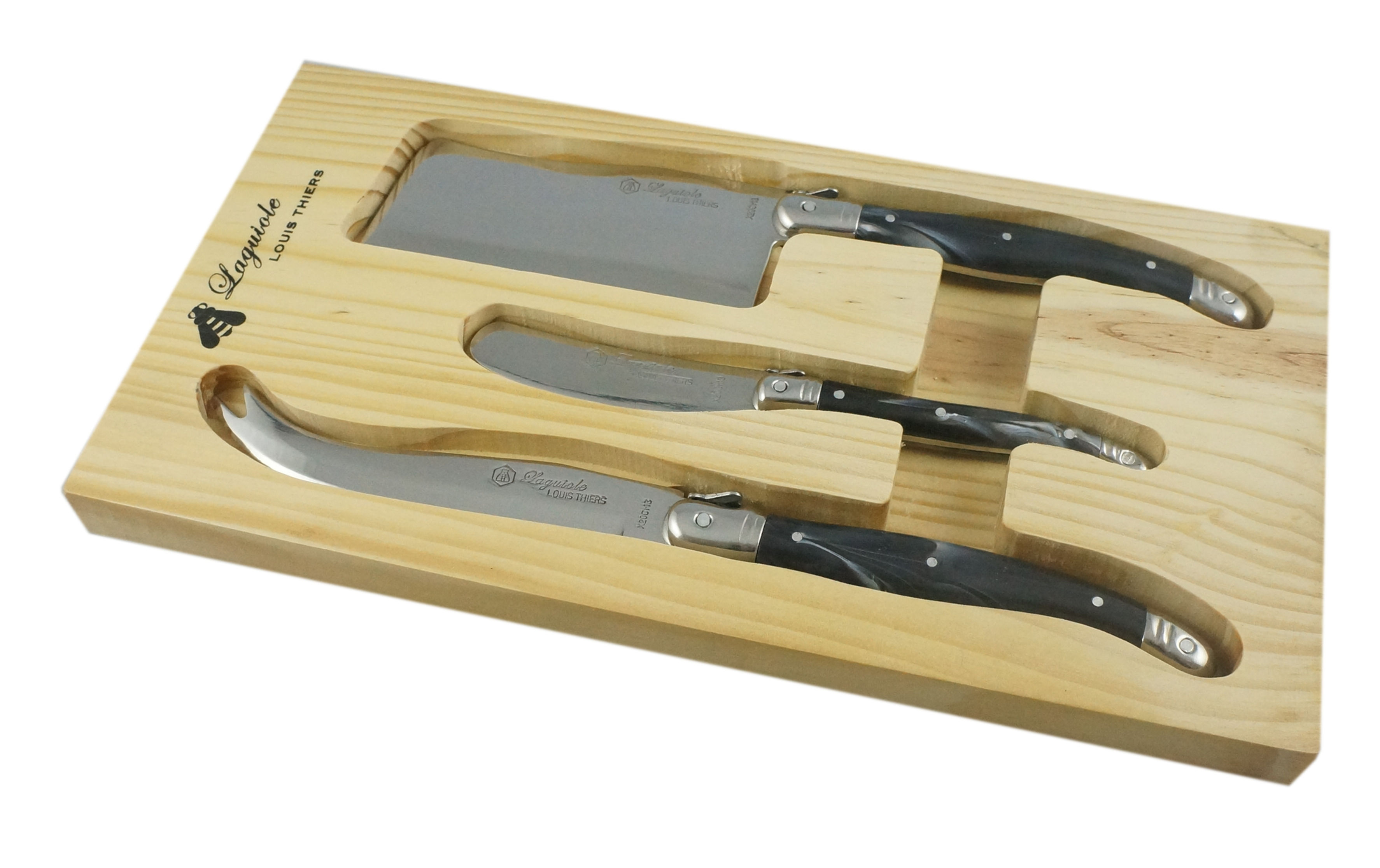 Louis Thiers Luxe Cheese Set - Black