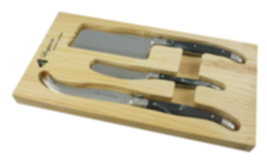 Louis Thiers Luxe Cheese Set - Black