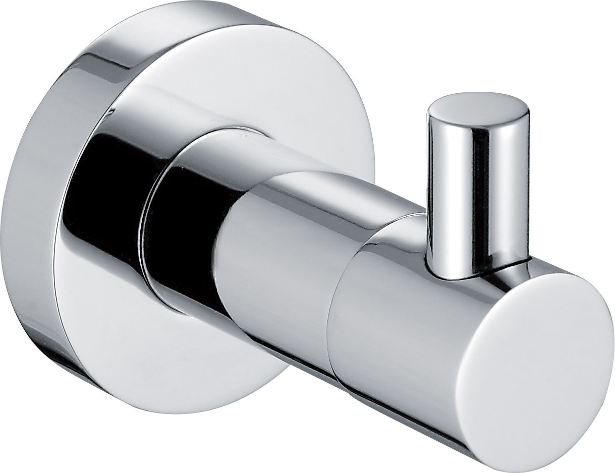 Aksel Chrome Robe Hook