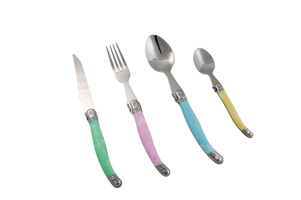 Thumbnail: Louis Thiers Toujours 16-Piece Cutlery Set - Pastel