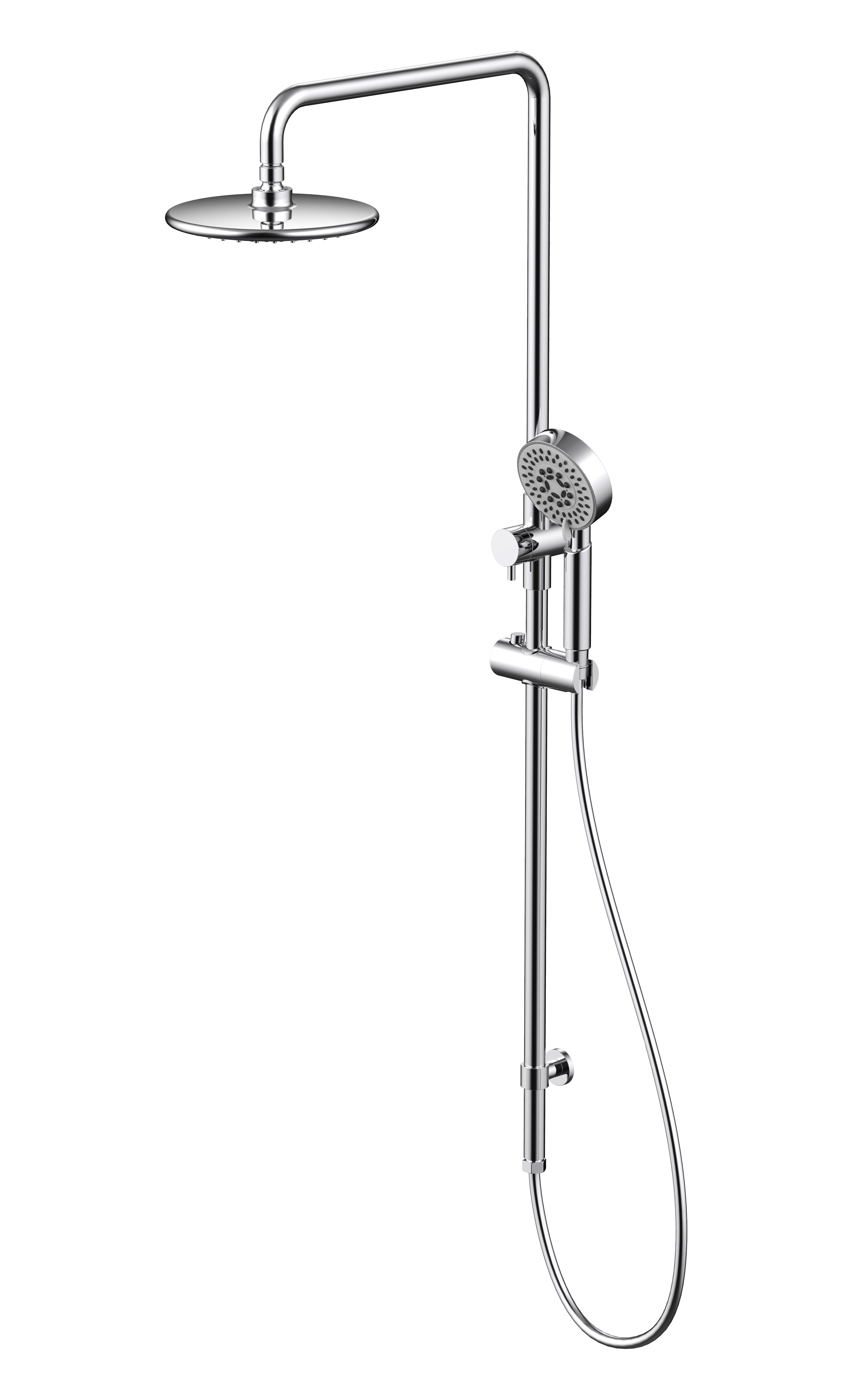 Monsoon Showers Shower System with Round Shower Head