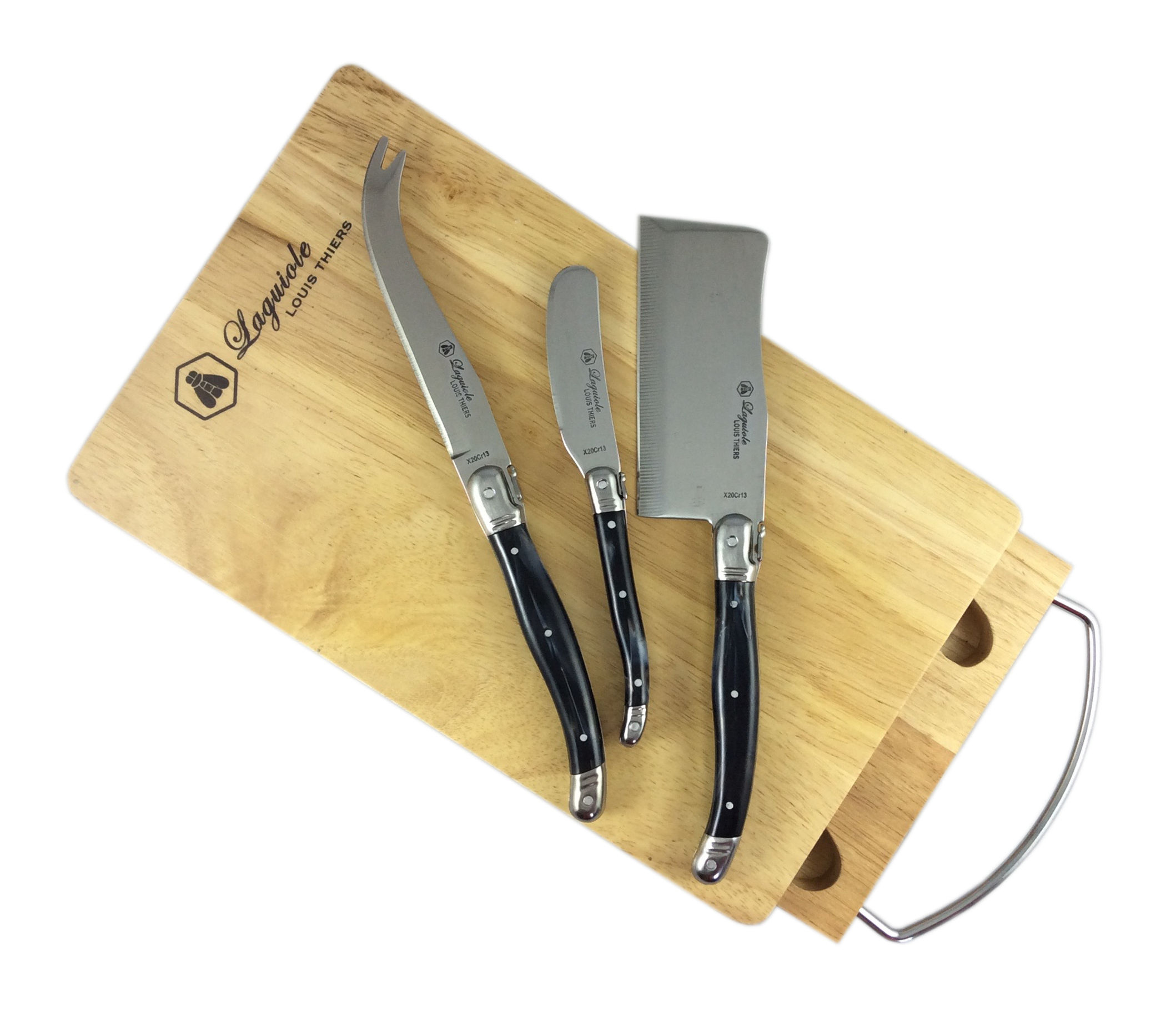 Louis Thiers Luxe Cheese Board Set - Black