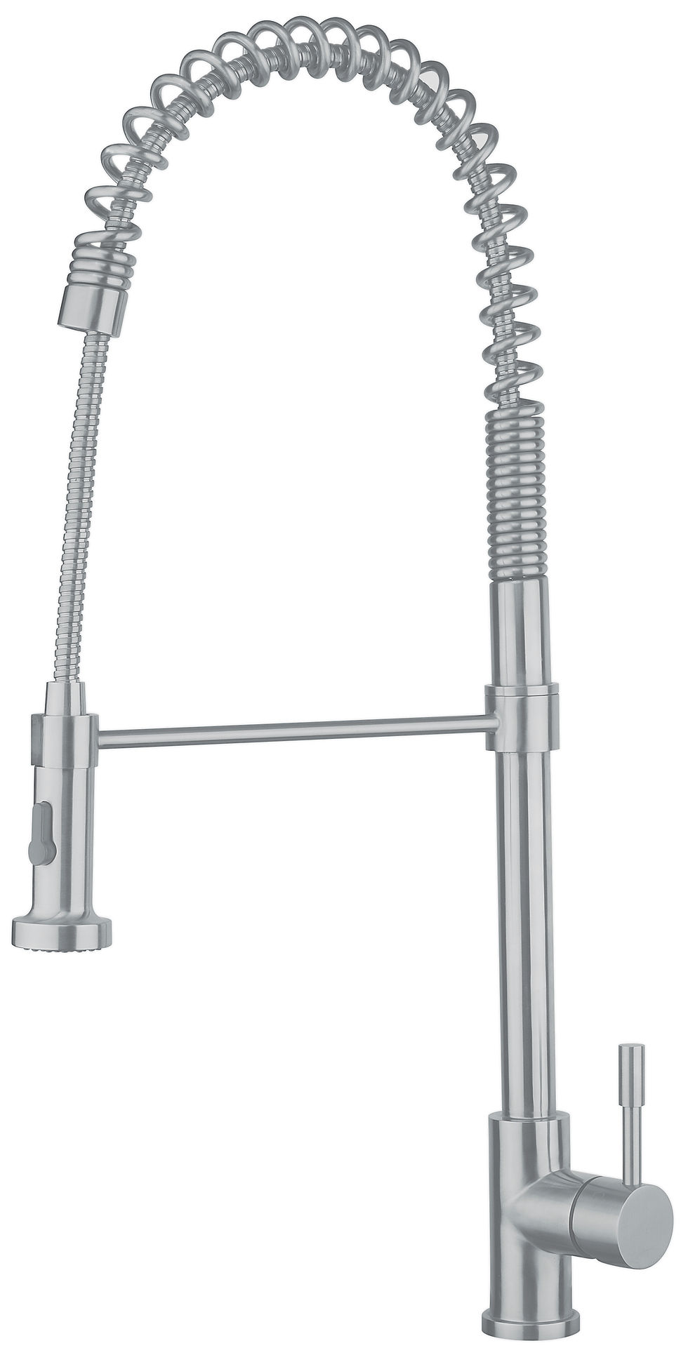 Monsoon Showers Commercial Style Kitchen Mixer Tap - Stainless Steel