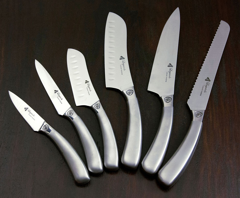 Thumbnail: Louis Thiers Mondial 7-Piece Knife Block Set