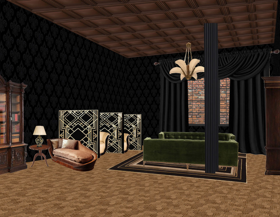 Library - rendered with Photoshop.