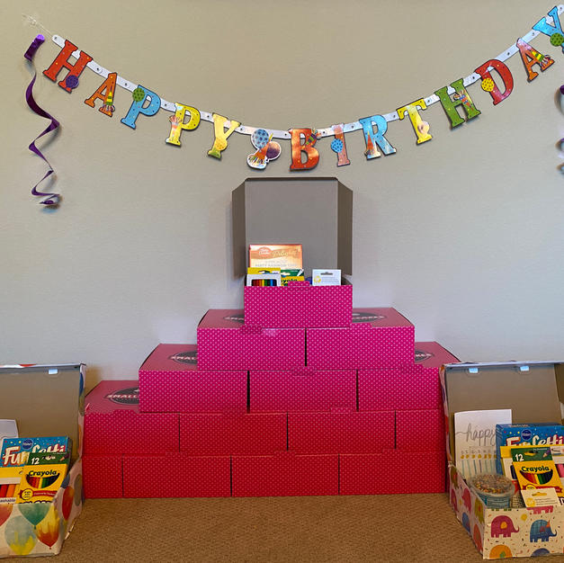 Birthday Packs for Frisco Family Services