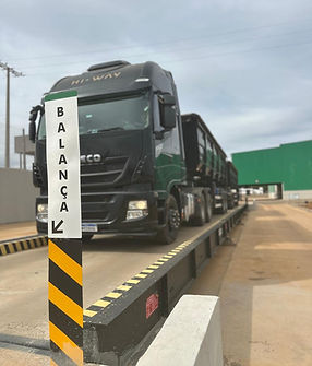 Balança rodoviária de 120 toneladas e células de pesagem isoladas 