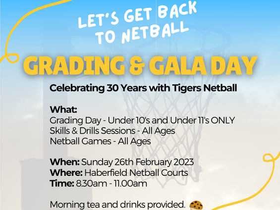 Grading Day (u10s & u11s) & Gala Day (All ages)