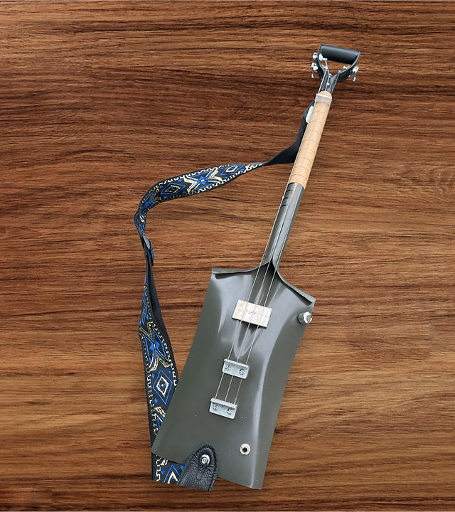 ギター Justin Johnson 3 strings shovel guitar Signature 3-String Shovel Guitar +💥BONUS Lesson Bundle