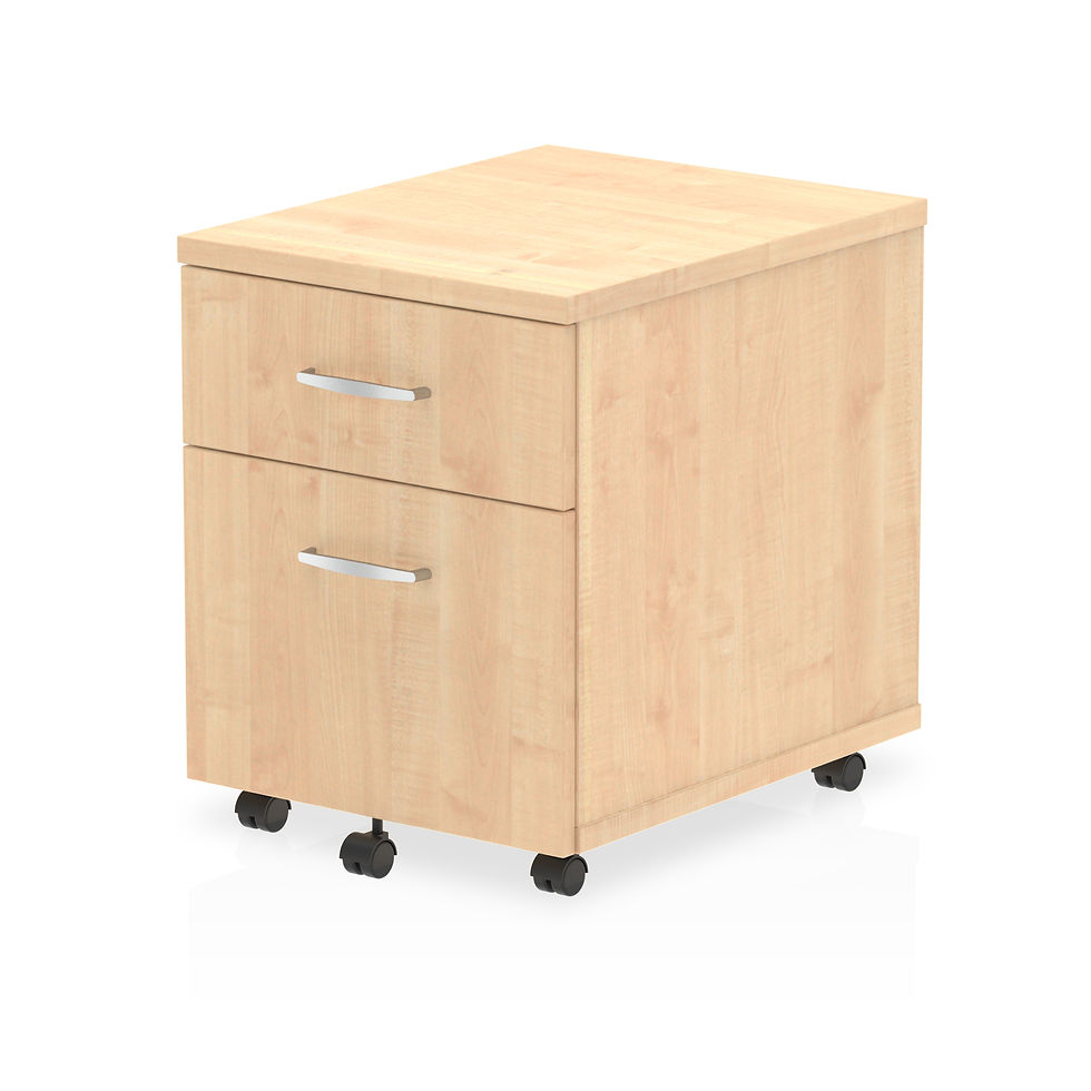 Thumbnail: Impulse 2 Drawer Mobile Under Desk Pedestal