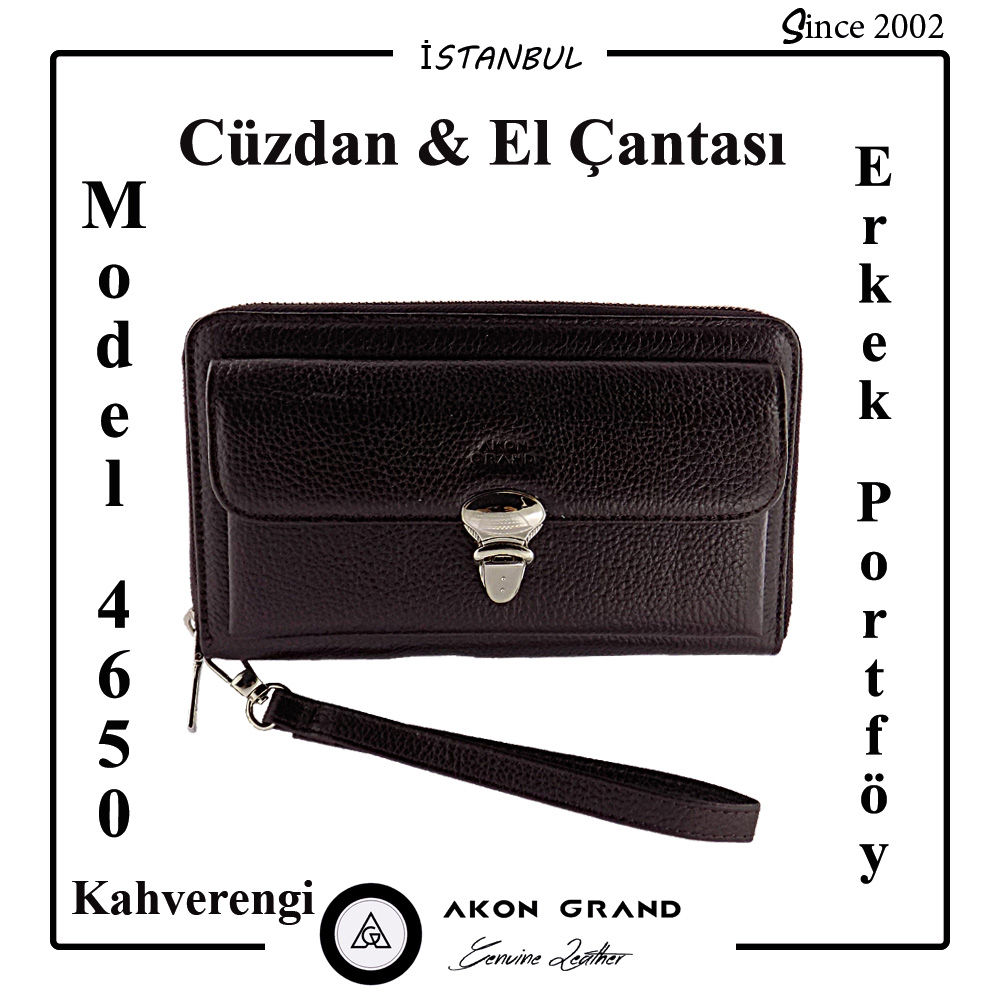 AkonGrand Erkek Portföy Model 4650 Cüzdan & El Çantası