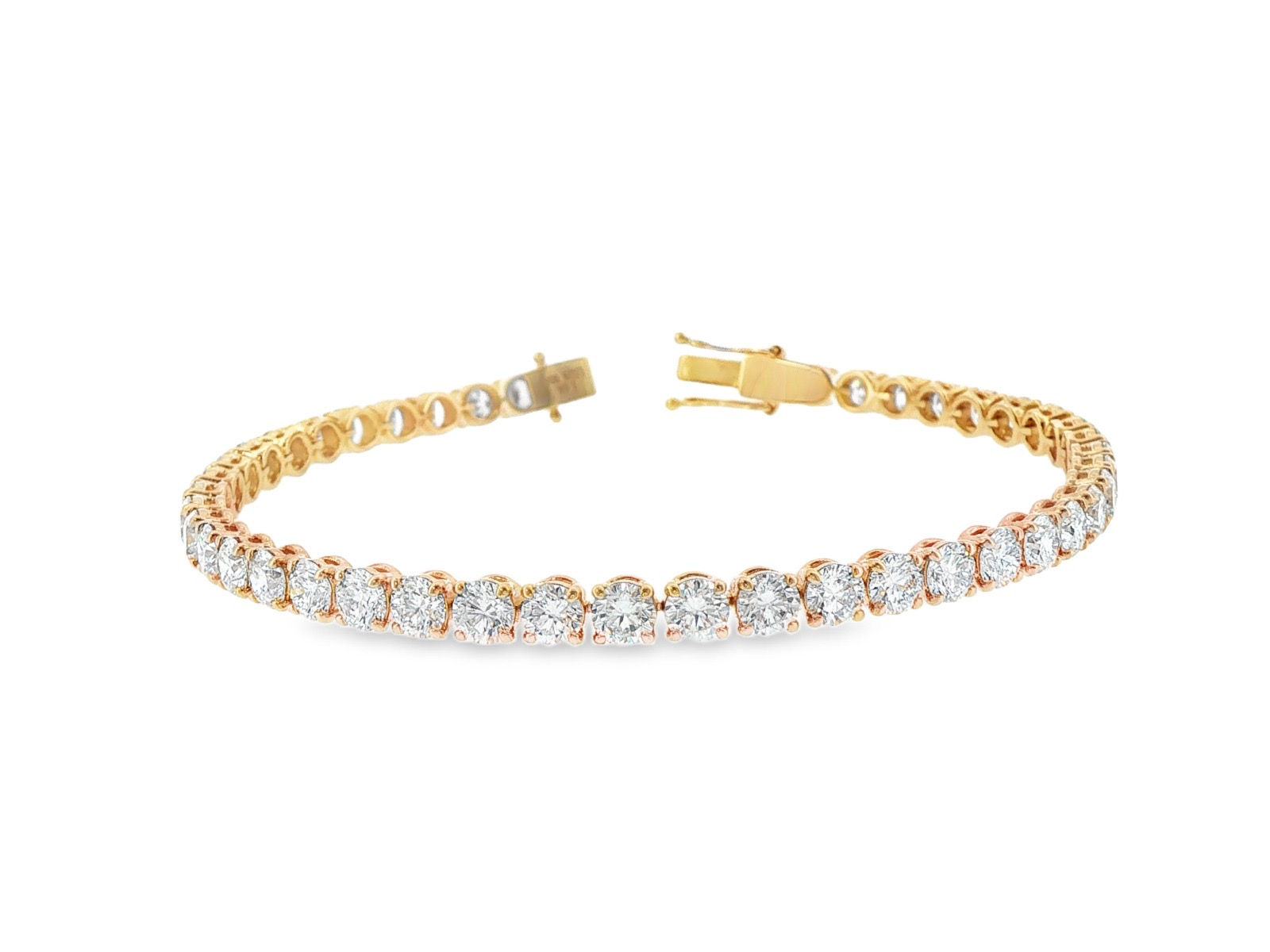 Round Diamond Tennis Bracelet (TCW: 9ct)